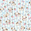 Vải in nhiệt họa tiết pastel