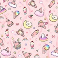 Vải in nhiệt họa tiết pastel
