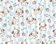 Vải in nhiệt họa tiết pastel